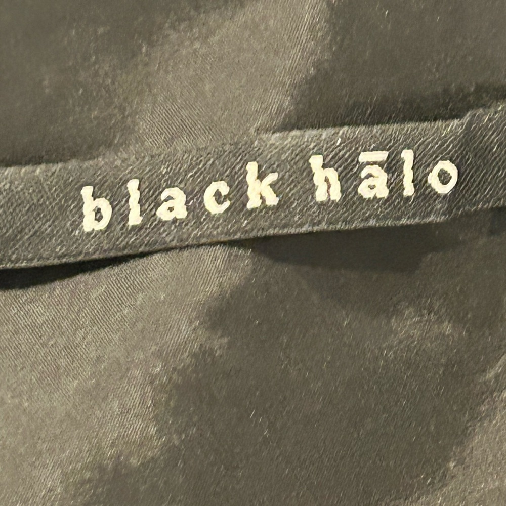 Black Halo Solid Sheath Dress Size 6 EUC - Picture 8 of 9